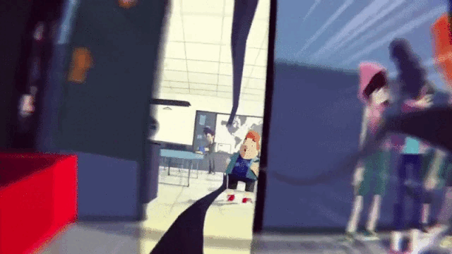 Archivo:Randy transforming into The Ninja.gif