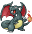 Charizard Shiny en Pokémon Esmeralda.