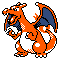 Charizard en Pokémon Cristal.
