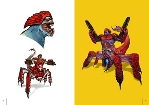 Segundo concepto de un Aracnoide adulto en Serious Sam 4.