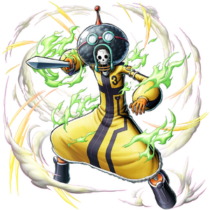 Outfit de Brook en Egghead en Bounty Rush.