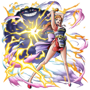 Outfit de Nami en Onigashima en Bounty Rush.
