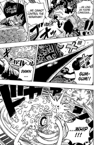 Gomu Gomu no Dawn Whip.