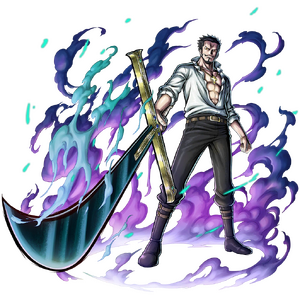 Atuendo casual de Mihawk en Bounty Rush.