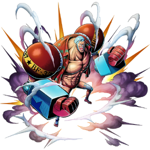 Outfit de Franky Post-Timeskip en Bounty Rush.