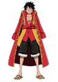 Tercer outfit de Luffy en Film Z.