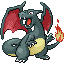 Charizard Shiny en Pokémon Rubí y Zafiro.