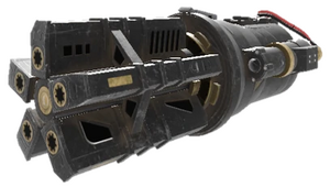 Las armas de los Aracnoides adultos en Serious Sam 4.