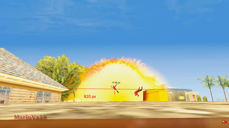 Archivo:CJ resistiendo explosion.png