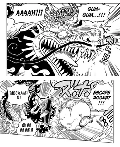 Gomu Gomu no Dasshutsu Rocket.