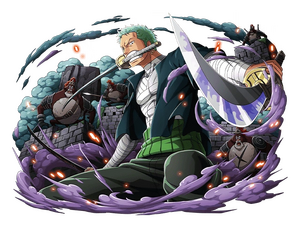 Outfit de Zoro en 3D2Y en Treasure Cruise.