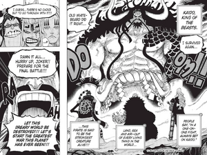 Presentación de Kaido en el manga.