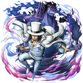 Outfit Post-Timeskip de Lucci en Bounty Rush.