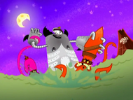Robot Gigante Vs Calamares Gigantes