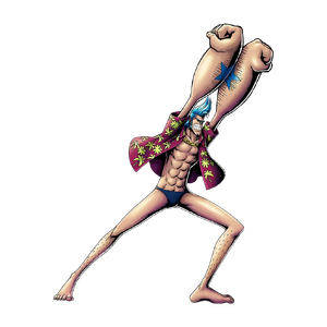 Outfit de Franky Pre-Timeskip en Bounty Rush.