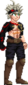 Sprite de Asta en DEATH BATTLE!