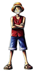 Outfit de Luffy en East Blue en Bounty Rush.