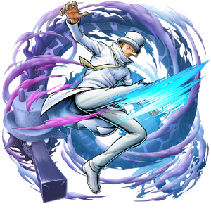 Outfit Post-Timeskip de Kaku en Bounty Rush.
