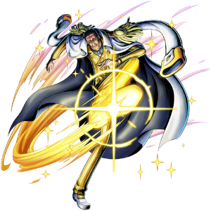 Outfit Pre-Timeskip de Borsalino en Bounty Rush.