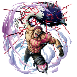 Katakuri desenmascarado en Bounty Rush.