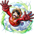 Outfit de Luffy en Egghead en Bounty Rush.