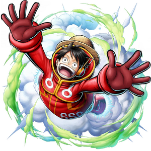 Outfit de Luffy en Egghead en Bounty Rush.