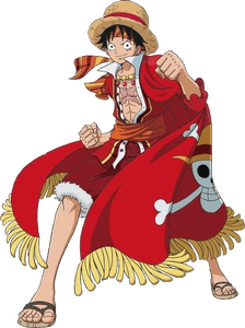 Luffy en el 15to Opening.