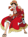 Luffy en el 15to Opening.
