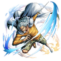 Outfit Pre-Timeskip de Rayleigh en Bounty Rush.