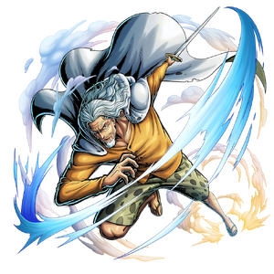 Outfit Pre-Timeskip de Rayleigh en Bounty Rush.