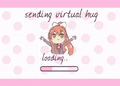 Monika envía un abrazo virtual