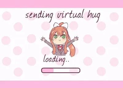 Archivo:Monika envia un Abrazo.webp