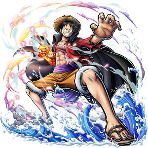 Outfit de Luffy en Onigashima en Bounty Rush.