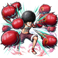 Afro Luffy en Bounty Rush.