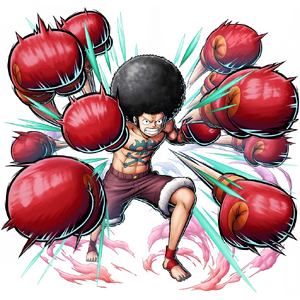 Afro Luffy en Bounty Rush.