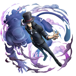 Outfit Pre-Timeskip de Lucci en Bounty Rush.