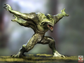 Artwork HD de un Reptiloide Aludrano Común