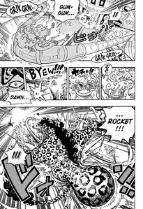 Gomu Gomu no Dawn Rocket.