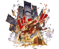 Luffy en Granblue Fantasy.