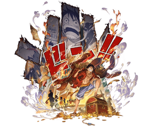 Luffy en Granblue Fantasy.