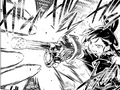 Himari usando Bang Bang Bang con una ametralladora