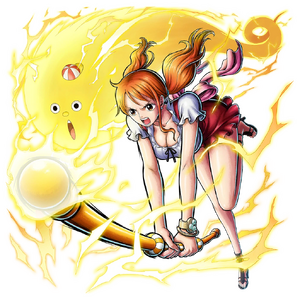 Outfit de Nami en Whole Cake en Bounty Rush.